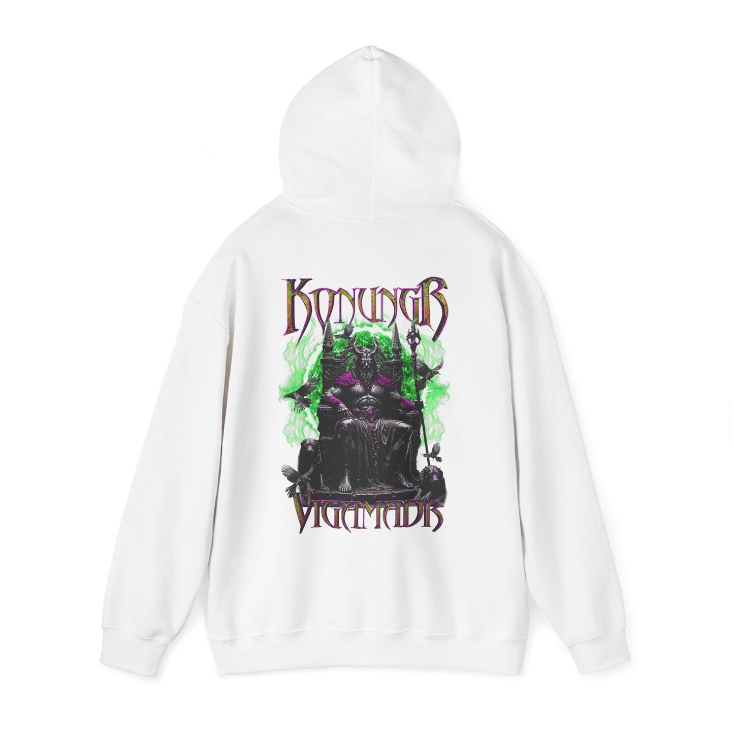 (SEP) GREEN AND PURPLE DUDE WHITE