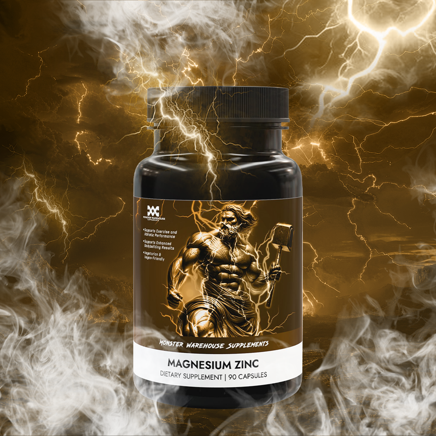 Magnesium Zinc Supplement (90 Capsules)