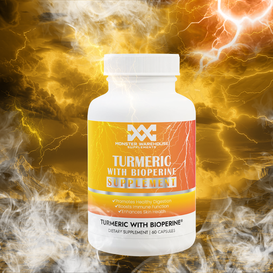 Turmeric with BioPerine® (Black Pepper Fruit Extract) Supplement (60 Capsules)