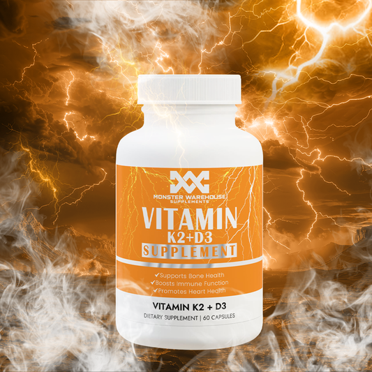 Vitamin K2 + D3 Supplement (60 Capsules)